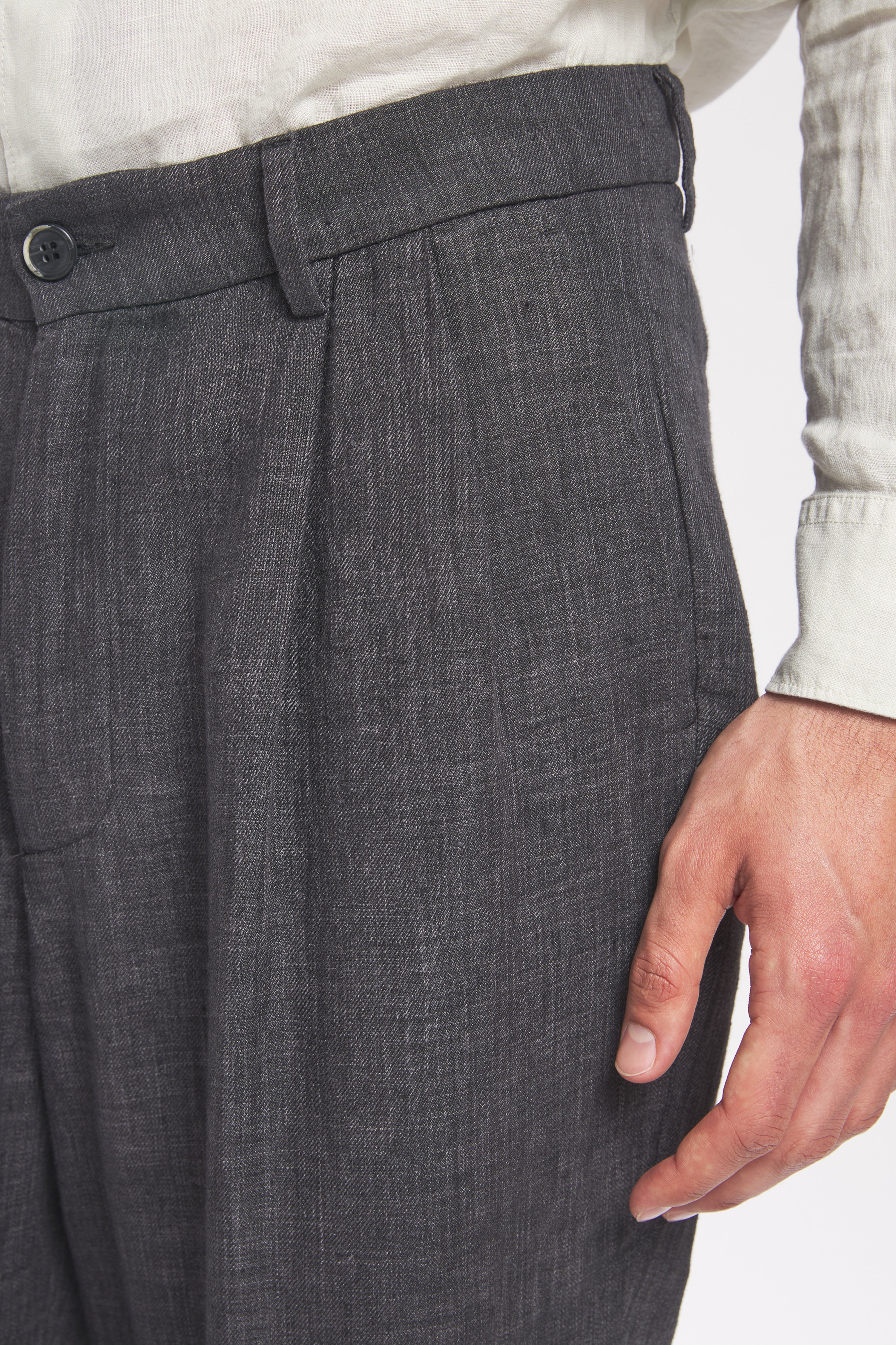 Trousers Drapier Simodo Piombo - Image 6