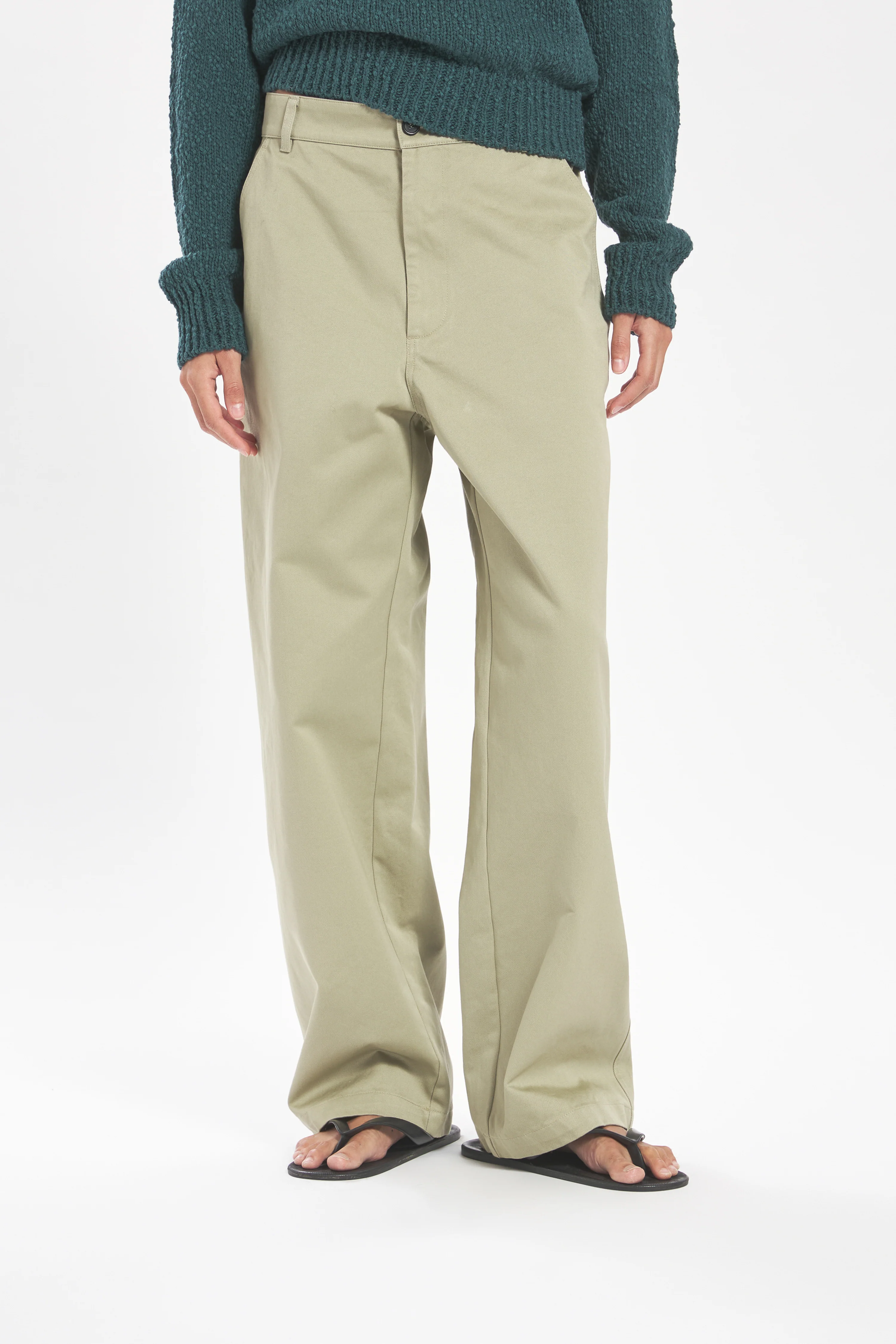 Trousers Franchina Varotto Salvia - Image 3