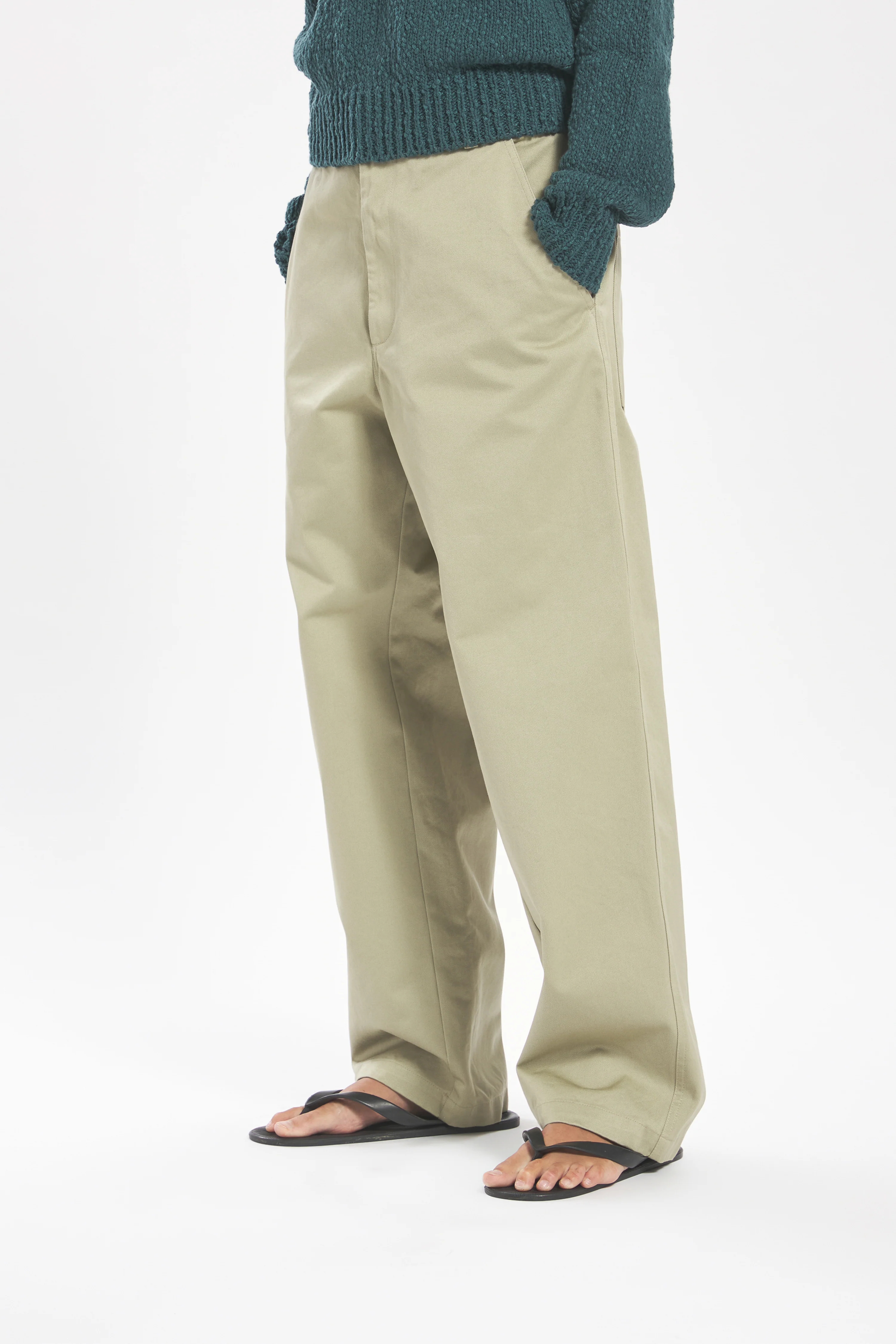 Trousers Franchina Varotto Salvia - Image 4