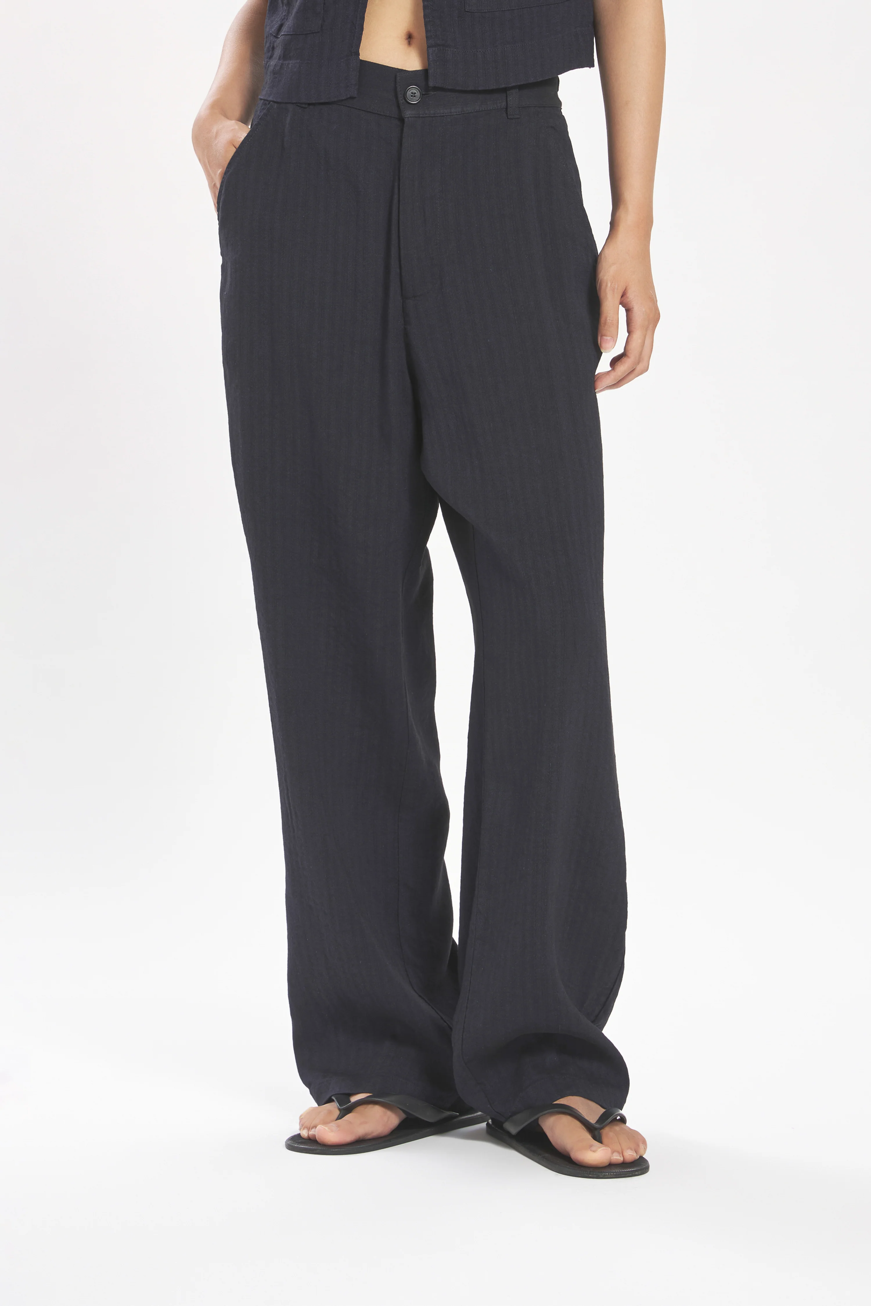 Trousers Ida Lisca Navy - Image 3
