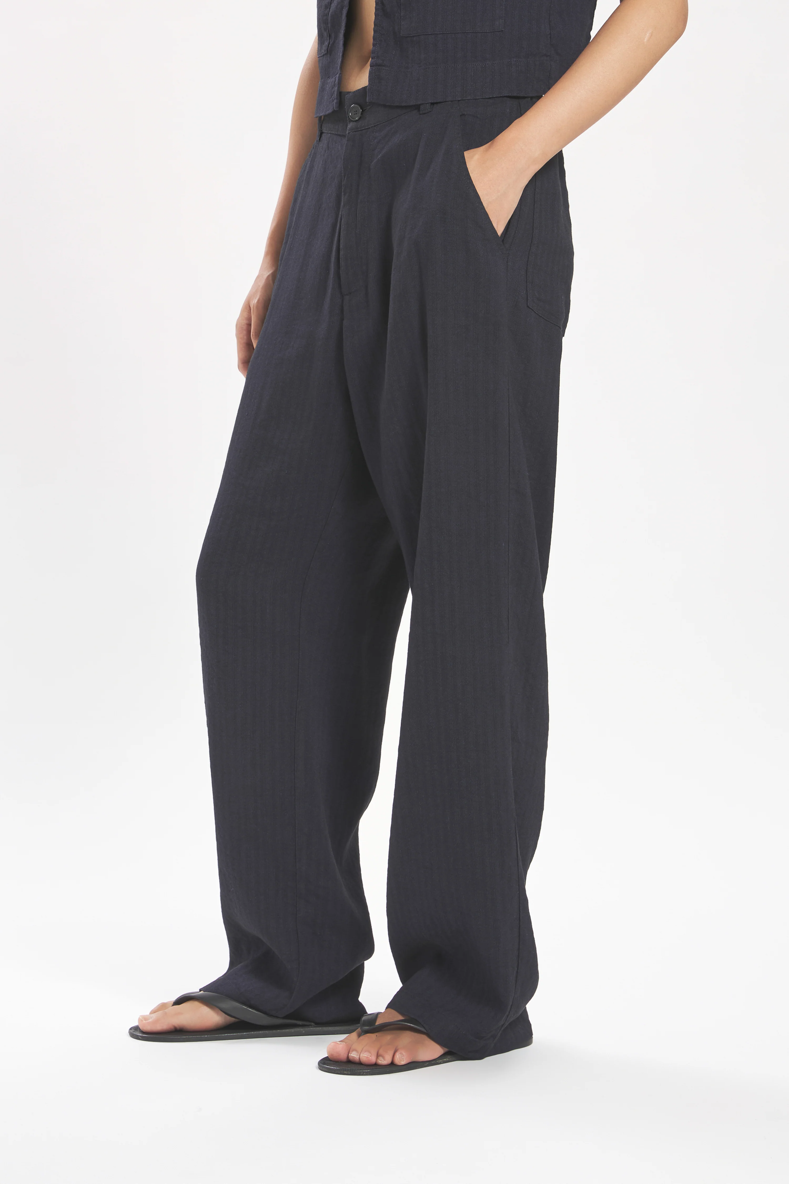 Trousers Ida Lisca Navy - Image 4