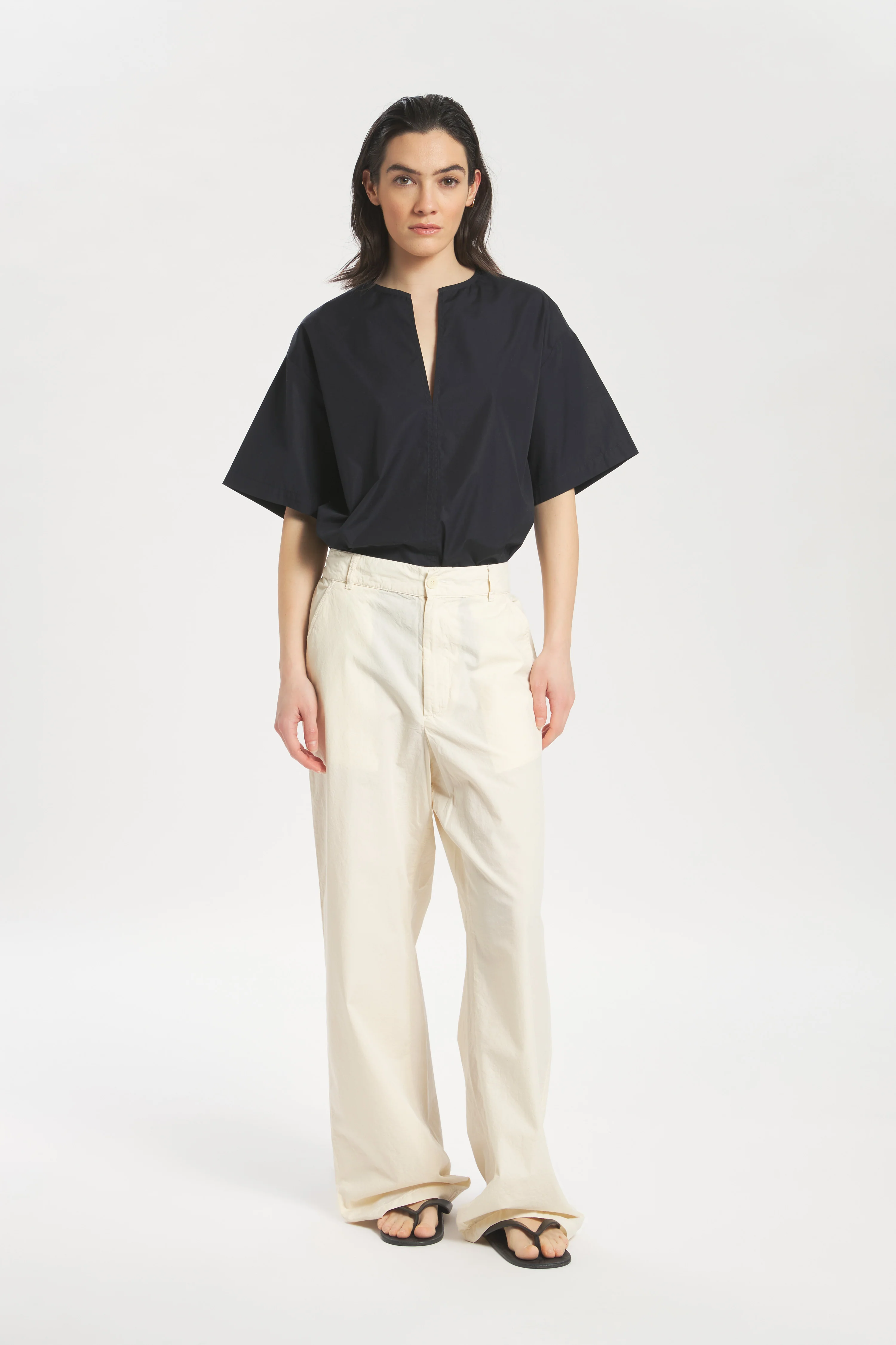 Trousers Ida Tendon Ecrù