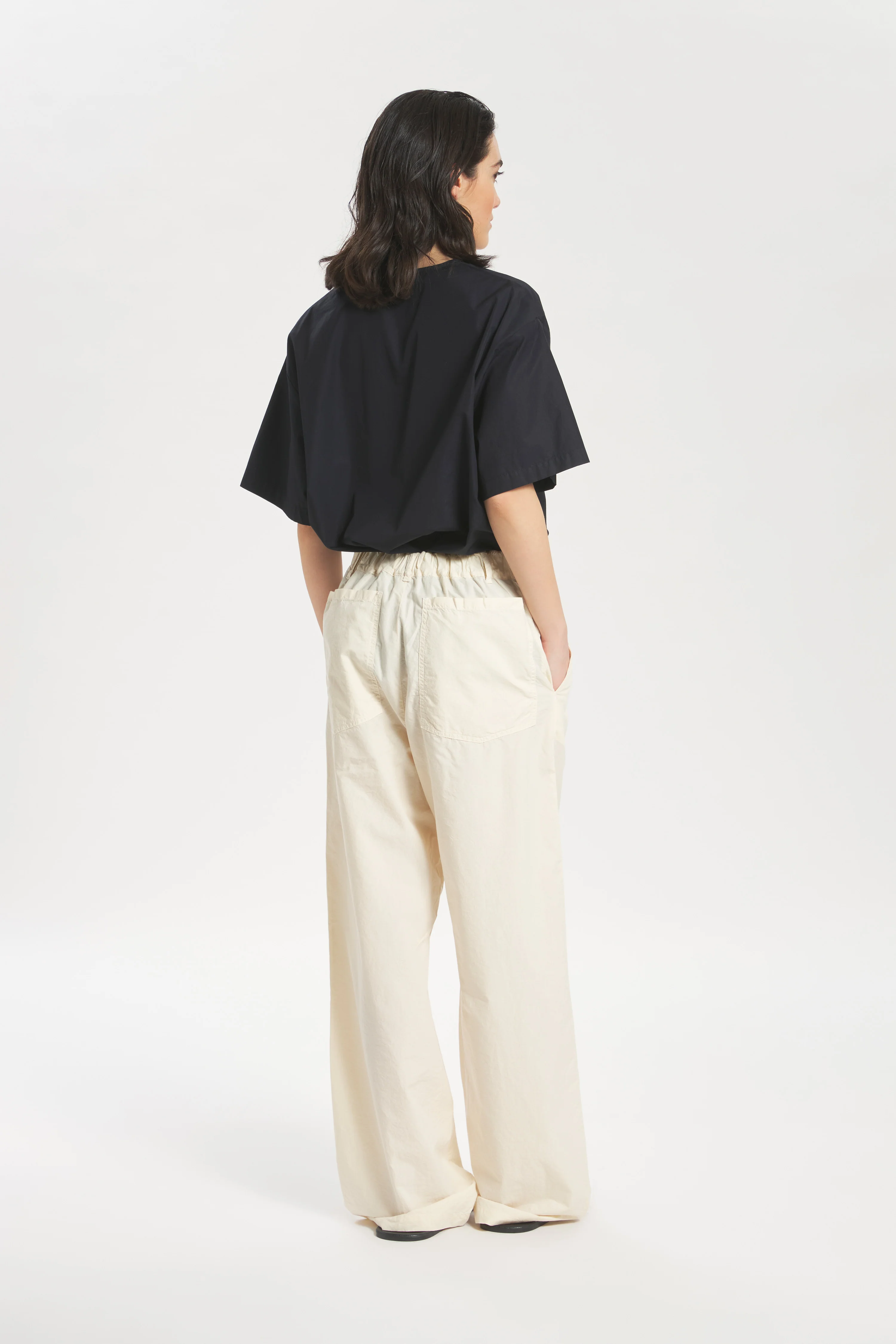 Trousers Ida Tendon Ecrù - Image 3