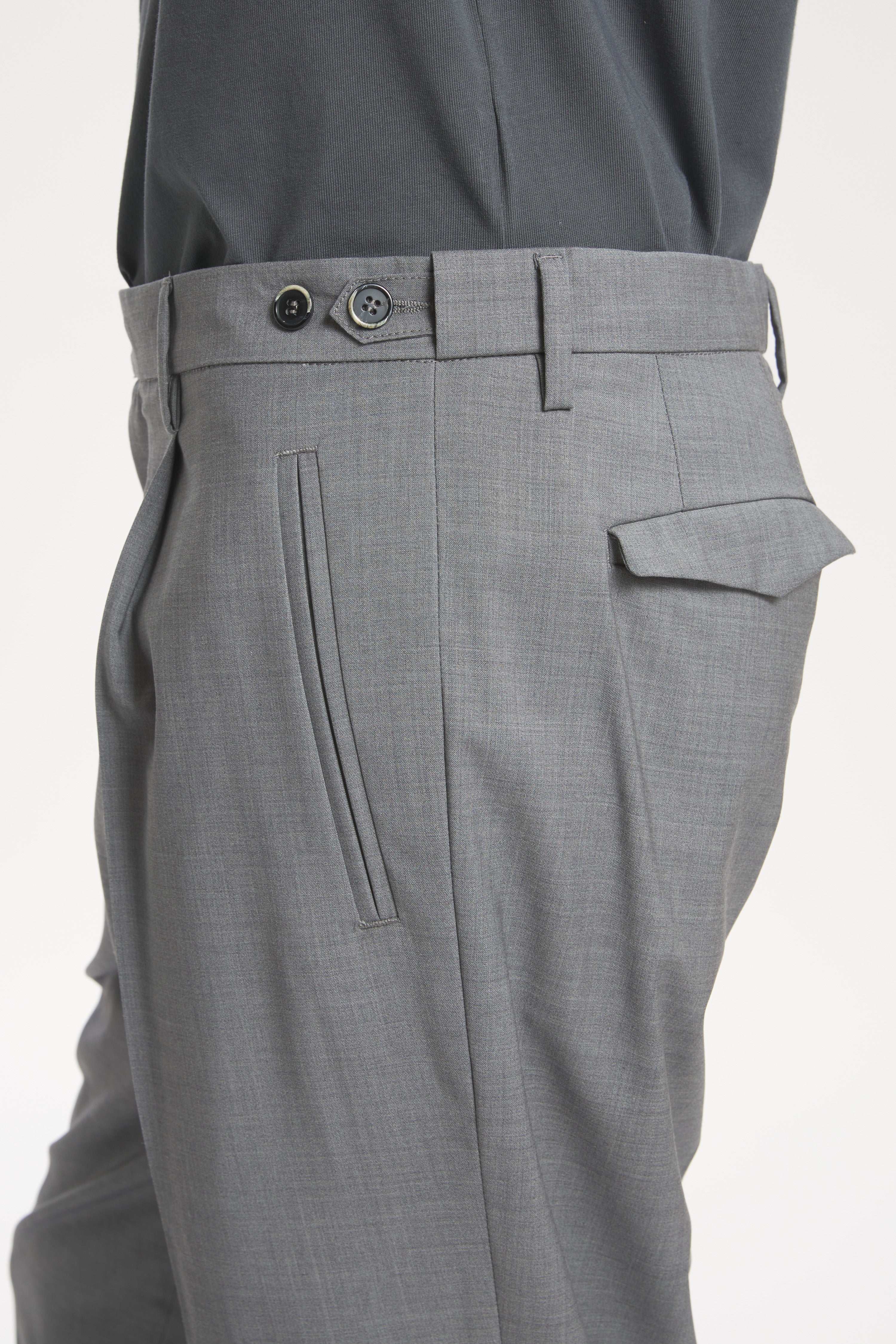 Trousers Masco Tropical Grigio - Image 6