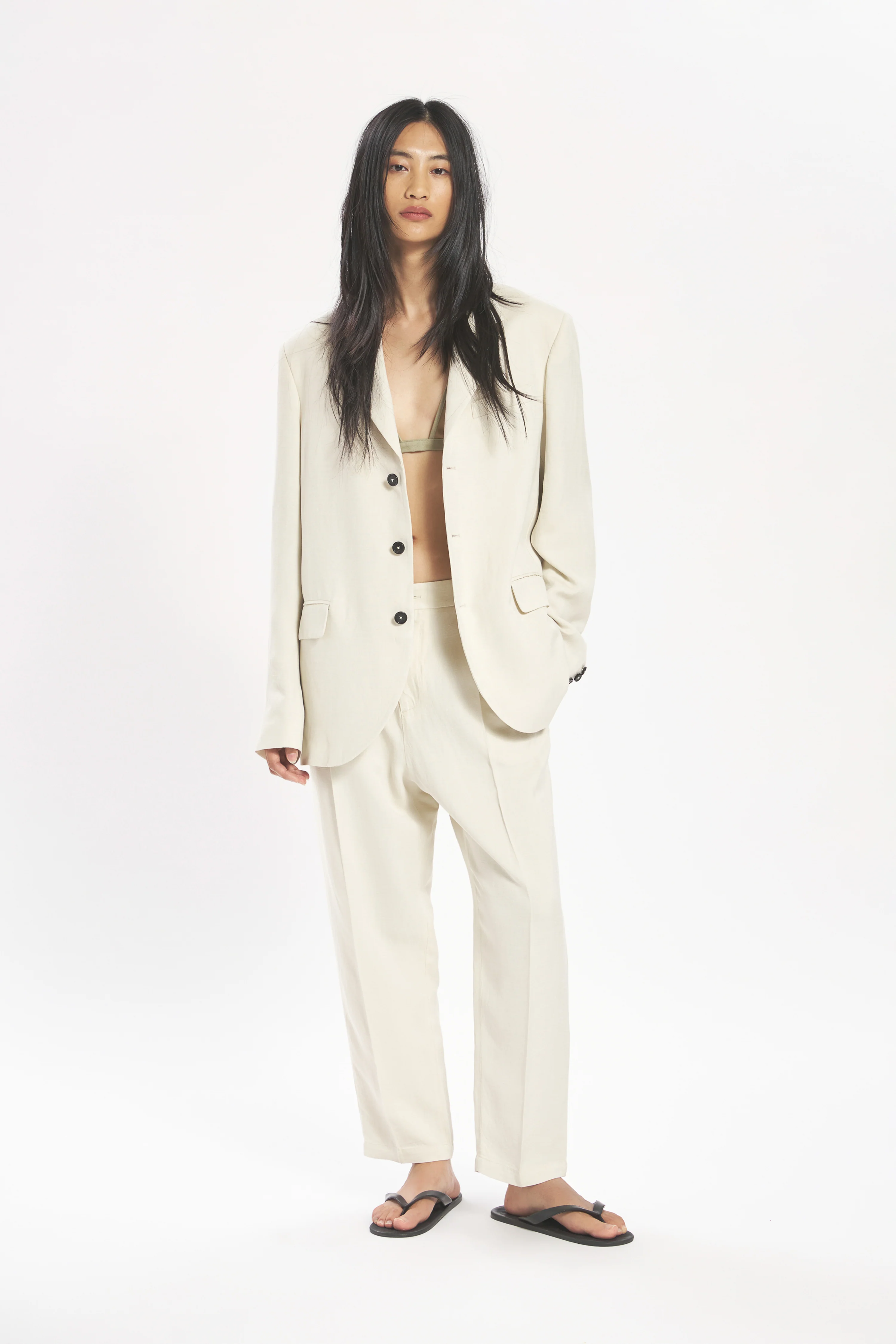 Trousers Roxanne Brezza Avorio
