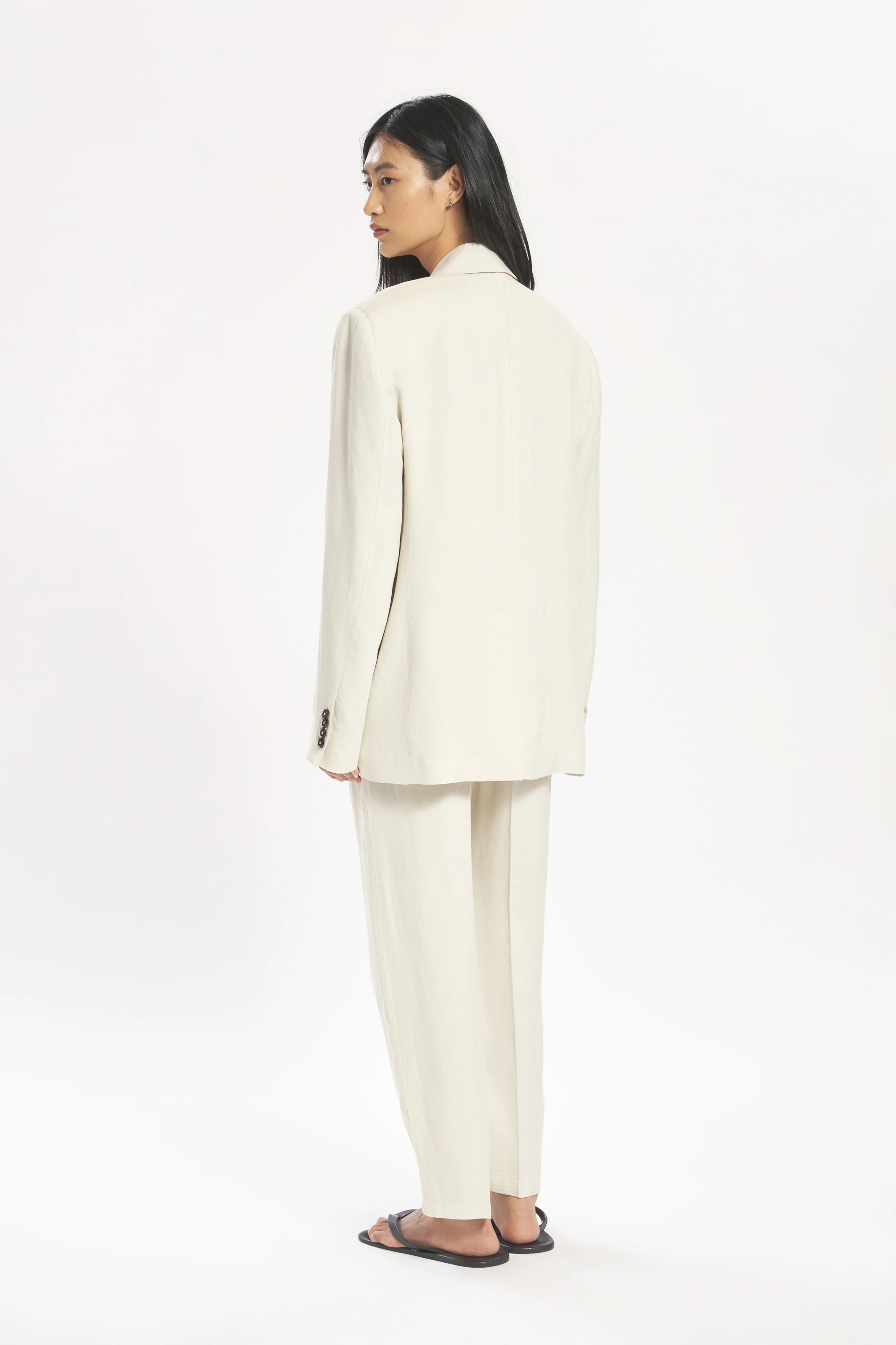 Trousers Roxanne Brezza Avorio - Image 3