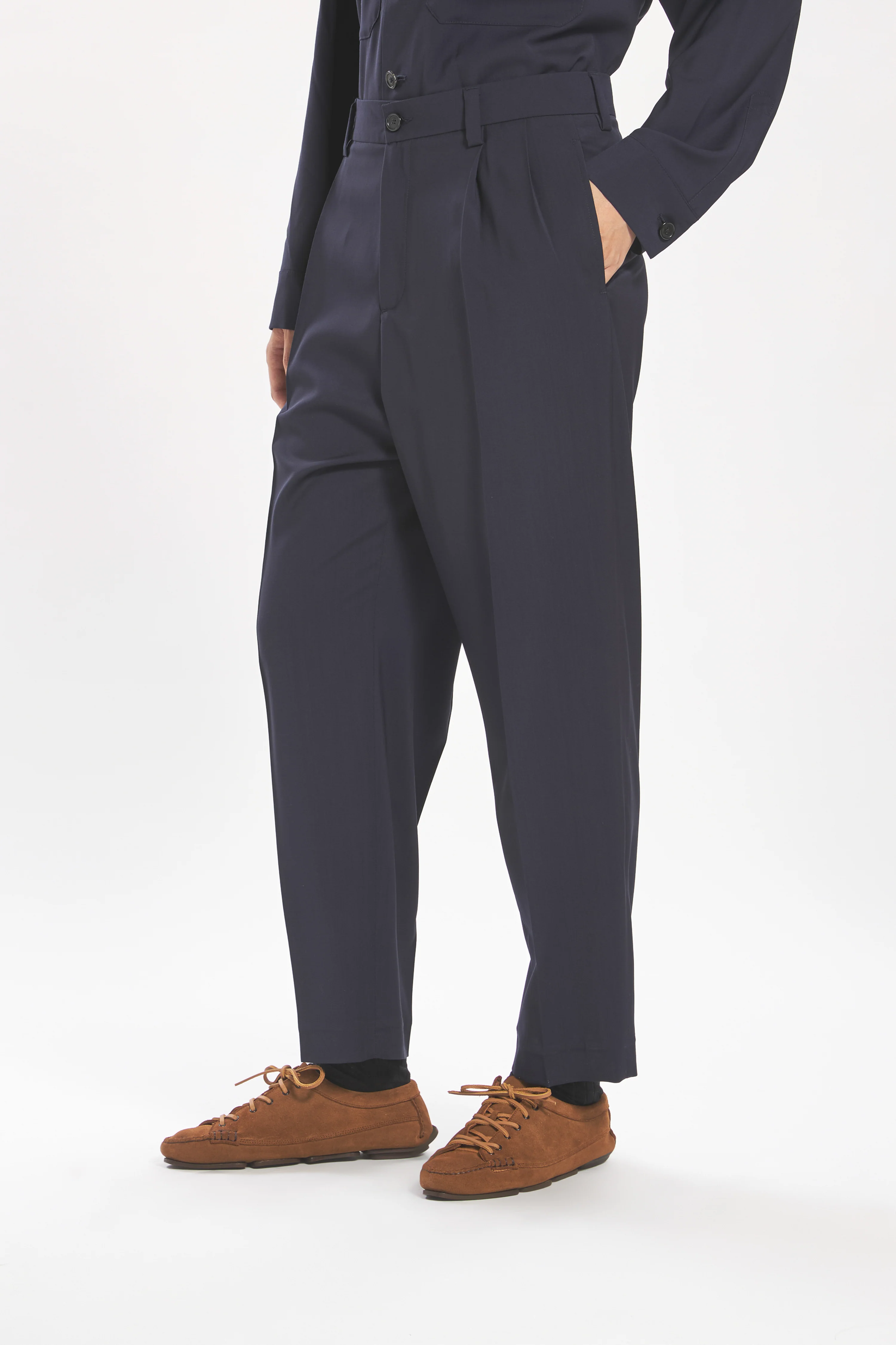Trousers Roxanne Tropical Navy - Image 5